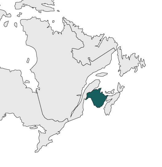 Map New Brunswick